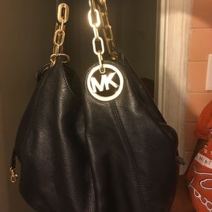 Black large authentic Mk hobo bag
